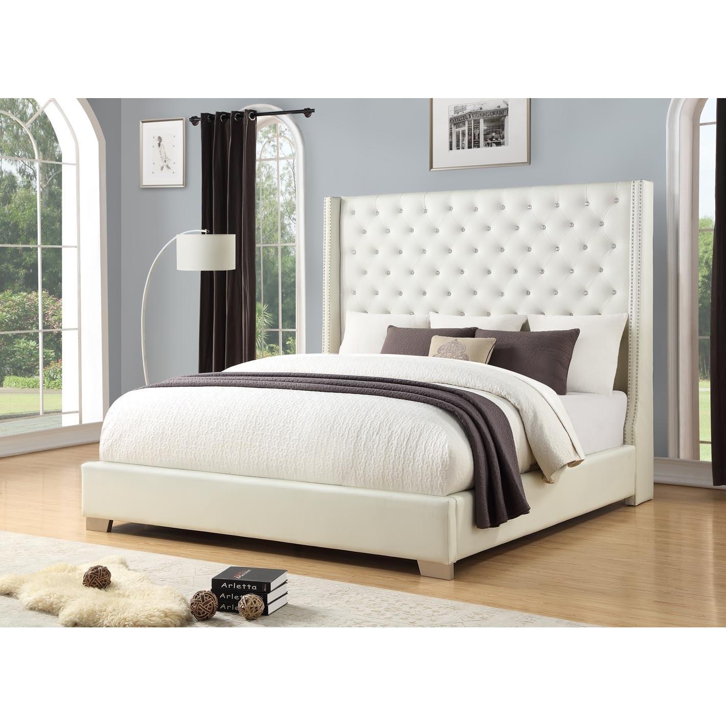 Happy Homes King Upholstered Bed HH323 King Bed IMAGE 2