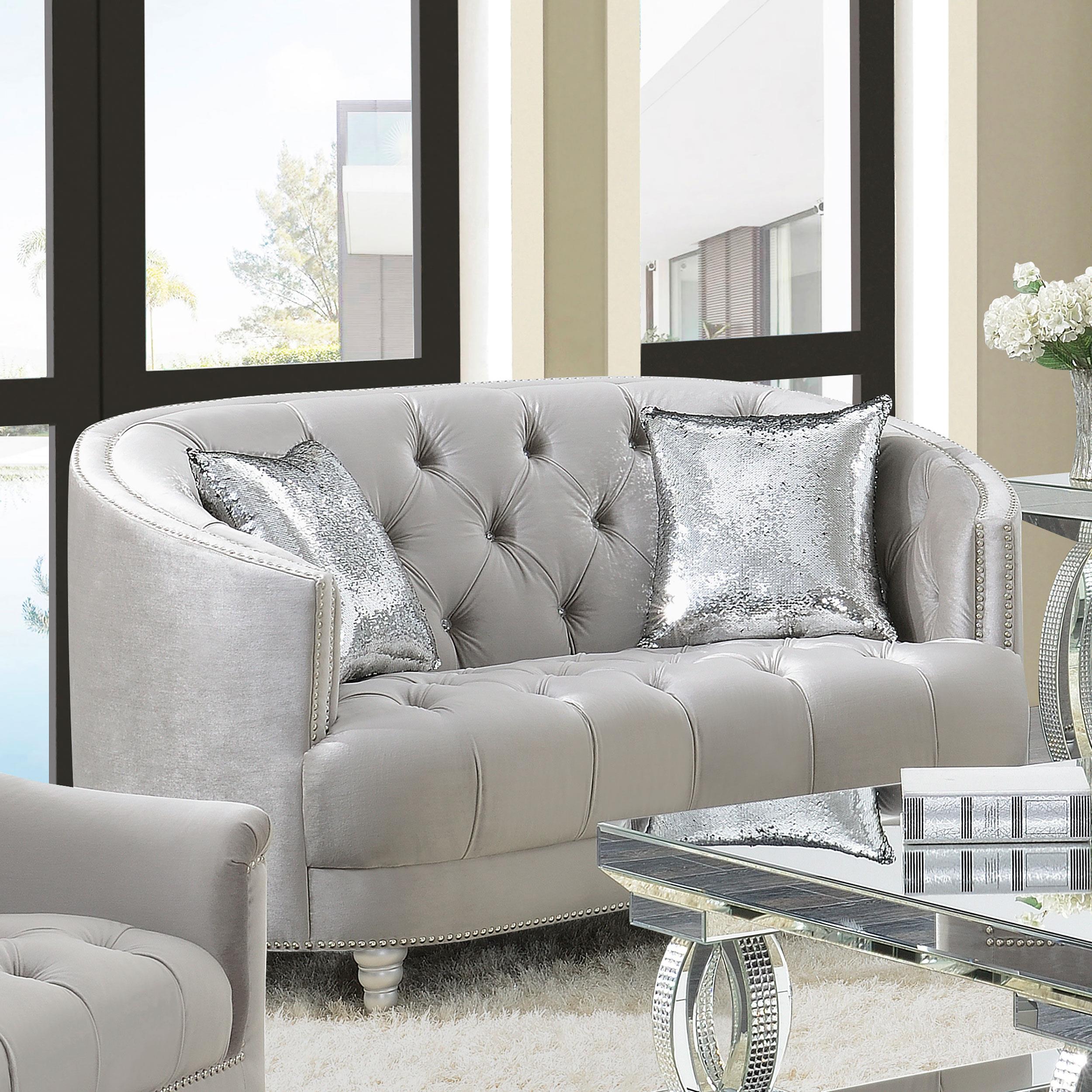 Diamond Modern Furniture COA Avonlea Stationary Fabric Loveseat 508462 IMAGE 9