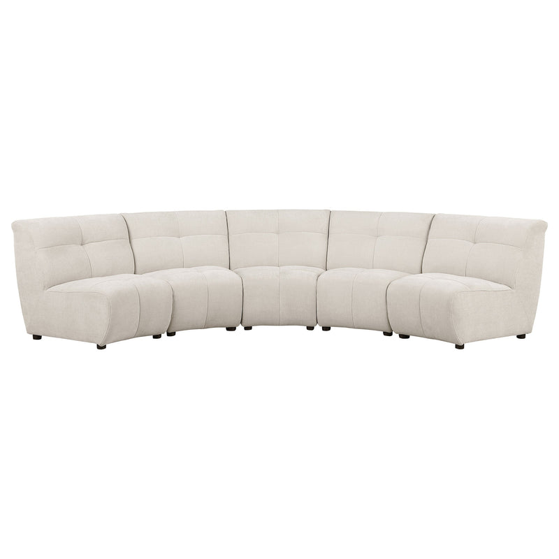 Charlotte  Upholstered Modular Sectional Sofa Ivory