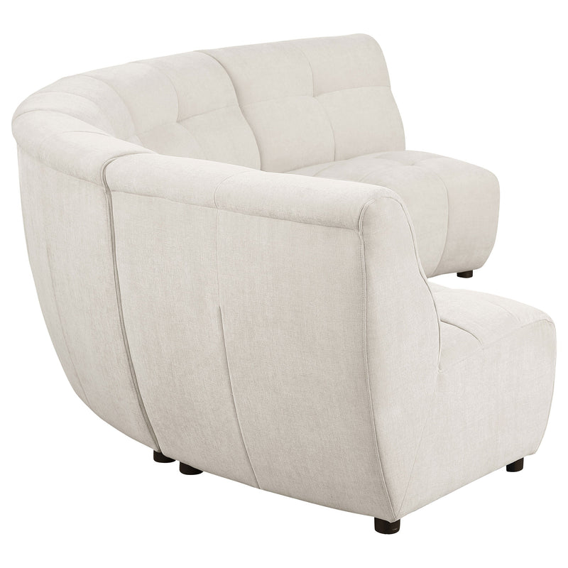 Charlotte  Upholstered Modular Sectional Sofa Ivory