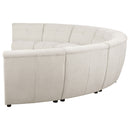 Charlotte  Upholstered Modular Sectional Sofa Ivory