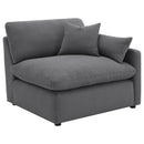 Hobson  Upholstered Modular Sectional Sofa Charcoal