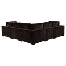 Lakeview  Upholstered Modular Sectional Chocolate