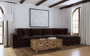 Lakeview  Upholstered Modular Sectional Chocolate