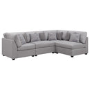 Cambria  Upholstered Modular Sectional Sofa Grey
