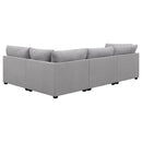 Cambria  Upholstered Modular Sectional Sofa Grey