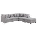 Cambria  Upholstered Modular Sectional Sofa Grey