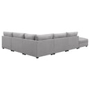 Cambria  Upholstered Modular Sectional Sofa Grey