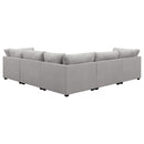 Cambria  Upholstered Modular Sectional Sofa Grey