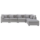 Cambria  Upholstered Modular Sectional Sofa Grey