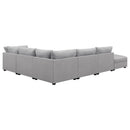 Cambria  Upholstered Modular Sectional Sofa Grey