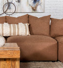 Jennifer Upholstered Armless Chair Grey