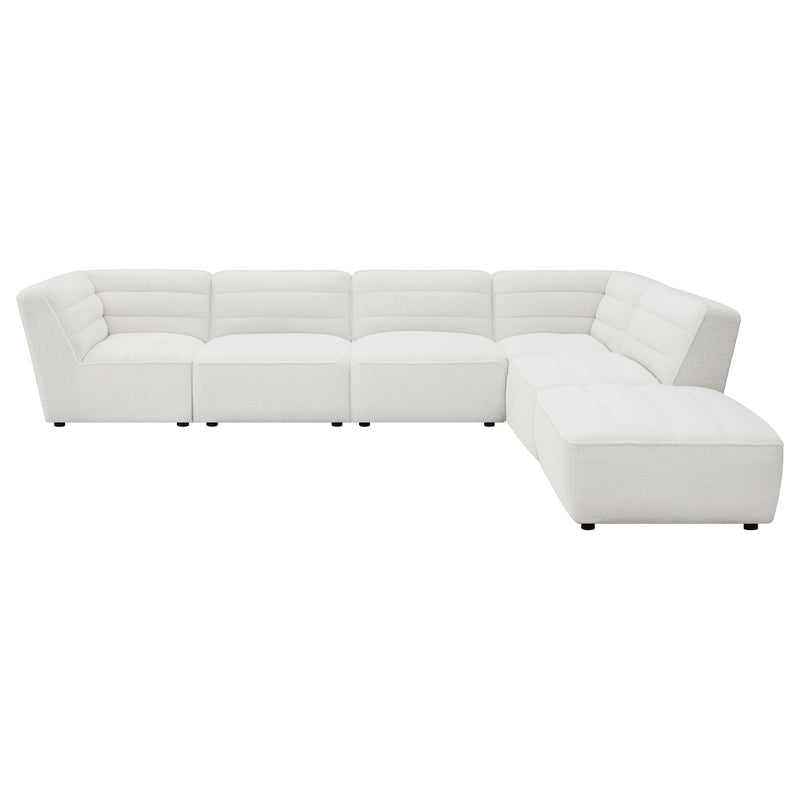 Sunny  Upholstered Modular Sectional Sofa Charcoal