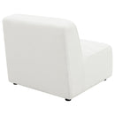 Sunny Upholstered Armless Chair Natural