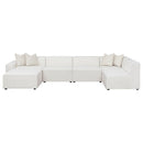 Freddie  Upholstered Modular Sectional Sofa Pearl