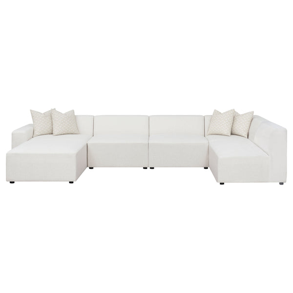 Freddie  Upholstered Modular Sectional Sofa Pearl