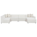 Freddie  Upholstered Modular Sectional Sofa Pearl