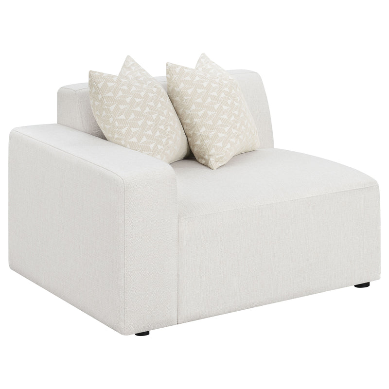 Freddie Upholstered Corner Chair Pearl