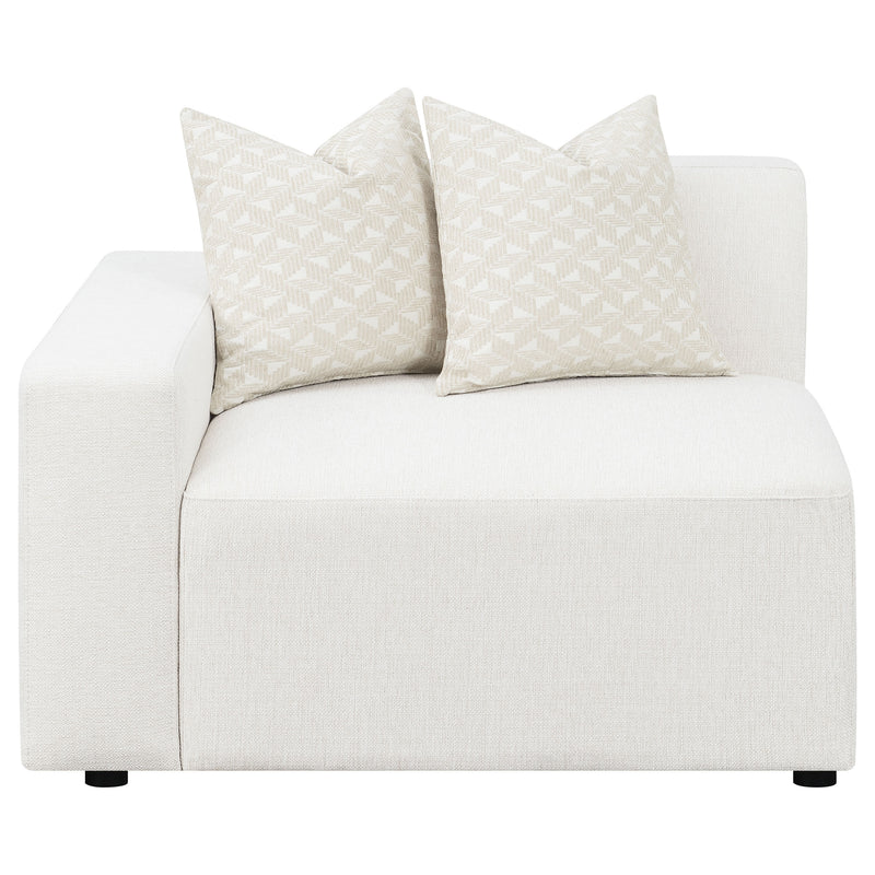 Freddie Upholstered Corner Chair Pearl