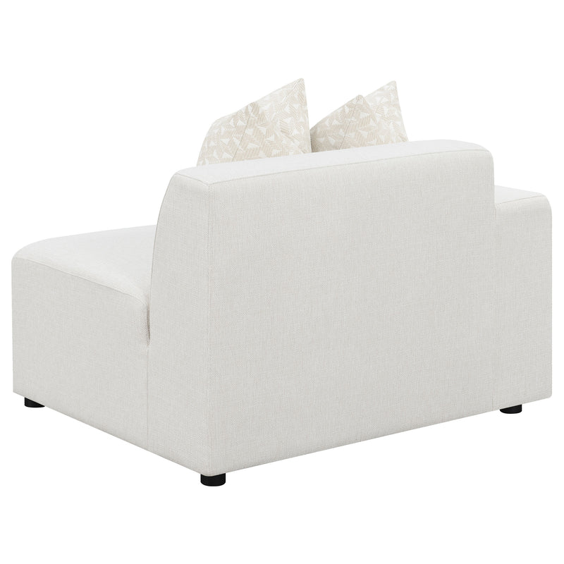 Freddie Upholstered Corner Chair Pearl