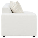 Freddie Upholstered Corner Chair Pearl