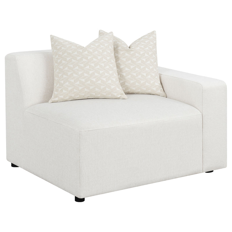Freddie Upholstered Corner Chair Pearl