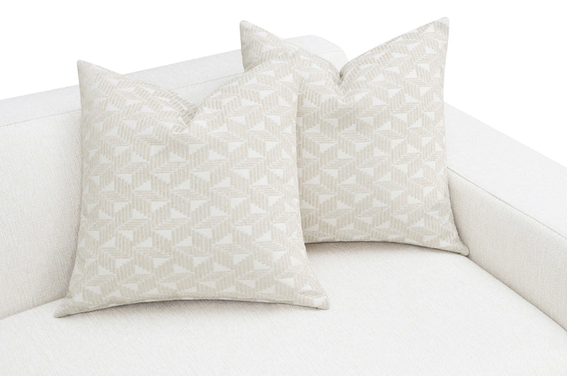 Freddie Upholstered Corner Chair Pearl