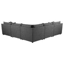 Sasha  Upholstered Modular Sectional Barely Black