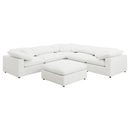 Raleigh  Boucle Upholstered Modular Sectional Grey
