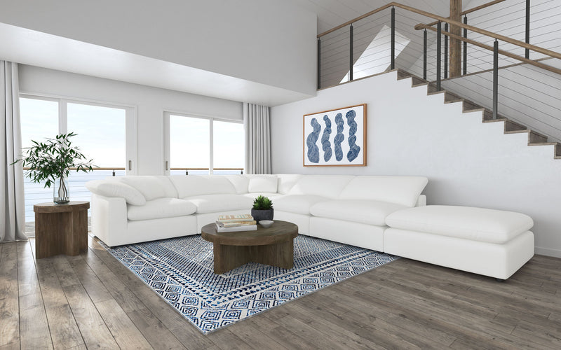 Raleigh  Boucle Upholstered Modular Sectional Grey