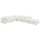 Raleigh  Boucle Upholstered Modular Sectional Grey