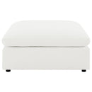 Raleigh Boucle Upholstered Ottoman Grey