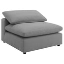 Raleigh  Boucle Upholstered Modular Sectional Grey