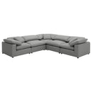 Raleigh  Boucle Upholstered Modular Sectional Grey