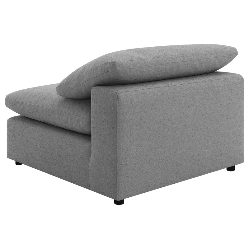 Raleigh  Boucle Upholstered Modular Sectional Grey