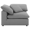 Raleigh  Boucle Upholstered Modular Sectional Grey