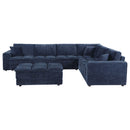 Atlantic Upholstered Modular Sectional Sofa Blue