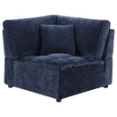 Atlantic Upholstered Modular Sectional Sofa Blue