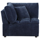 Atlantic 6-piece Upholstered Modular Sectional Sofa Blue