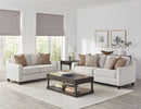 Christine  Upholstered Sloped Arm Sofa Set Beige