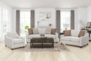 Christine  Upholstered Sloped Arm Sofa Set Beige