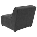 Sunny  Upholstered Modular Sectional Sofa Charcoal