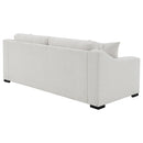 Ashlyn  Upholstered Track Arm Sofa Set Sand