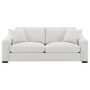 Ashlyn Fabric Upholstered Track Arm Sofa Sand