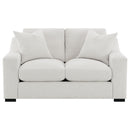 Ashlyn Fabric Upholstered Track Arm Loveseat Sand