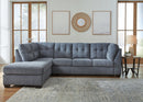 Marleton 2-Piece Sectional with Ottoman