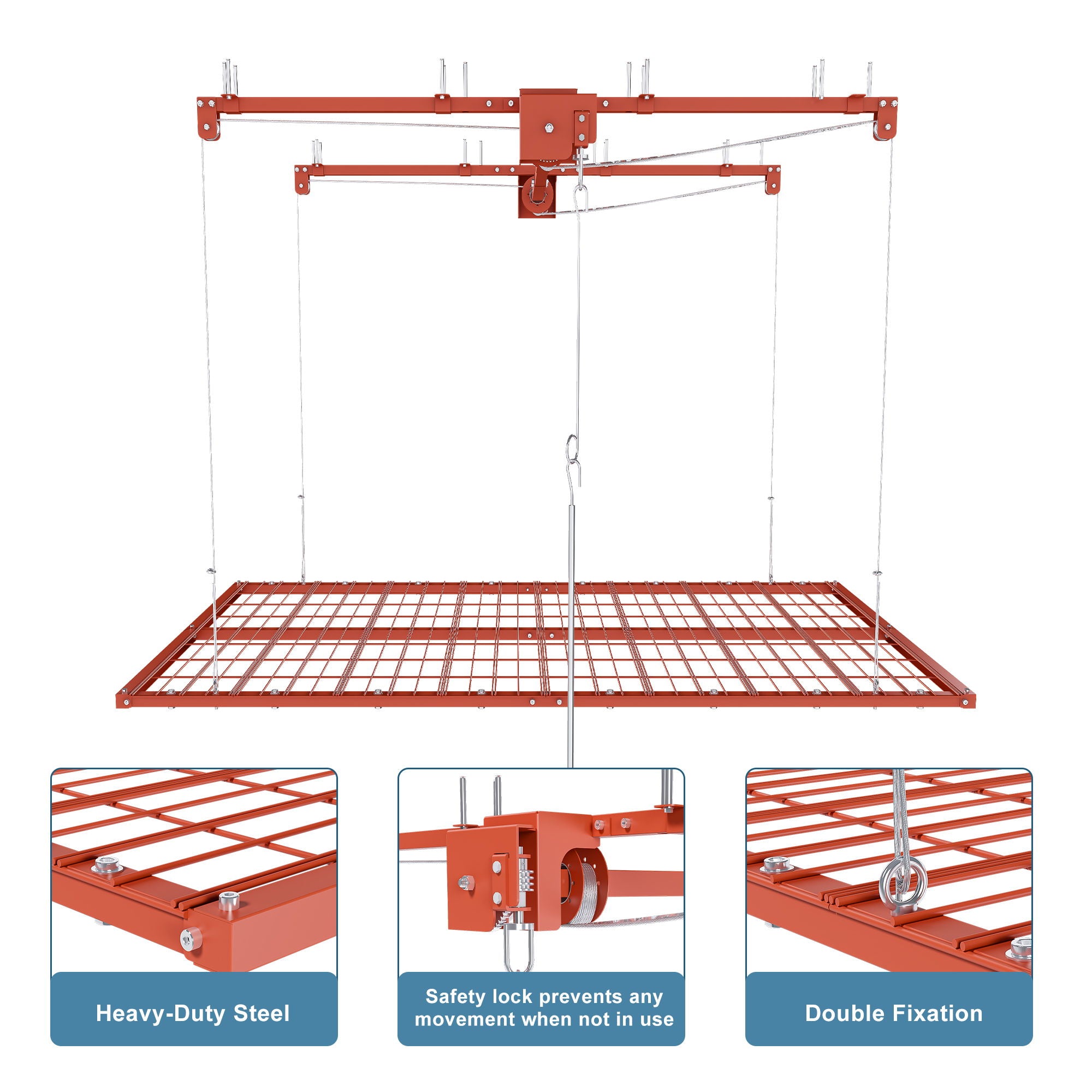 Overhead Garage Storage Rack