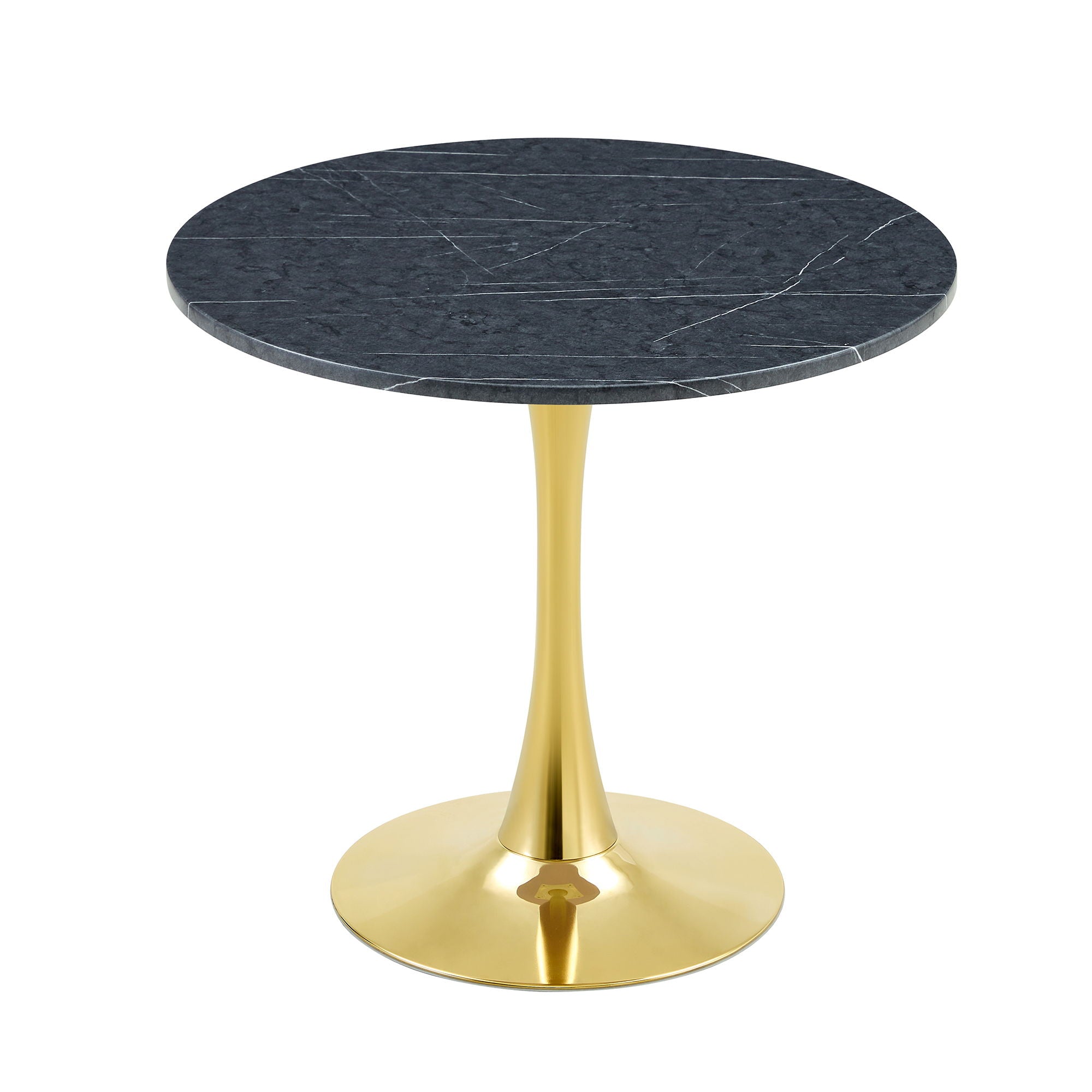 Round Dining Table & Thickened Top For Kitchen