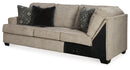 Bovarian Sectional with Ottoman