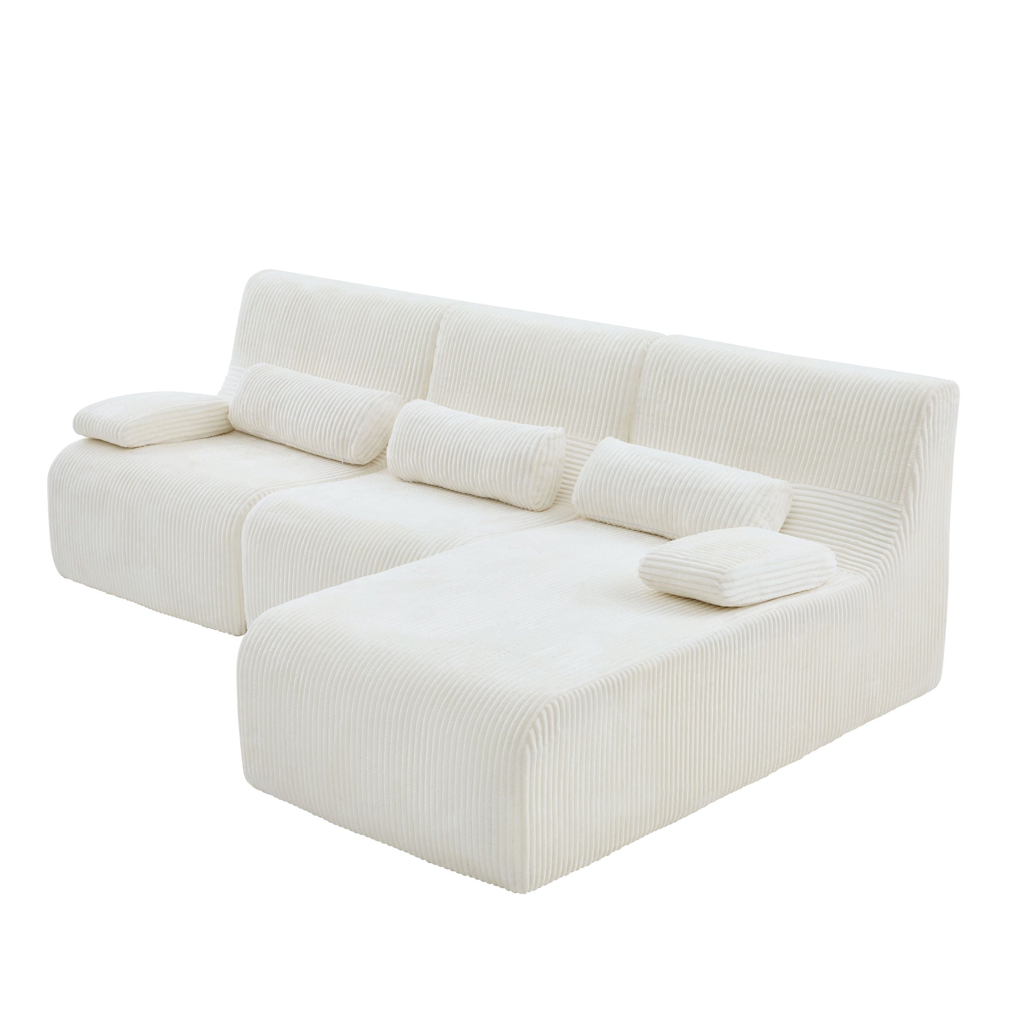 Oversized Sectional Sofa, Living Room Seating With Modular Design